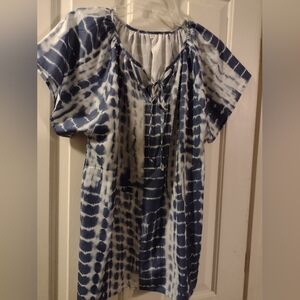 Silky Cap Sleeve Summer Blouse, Small